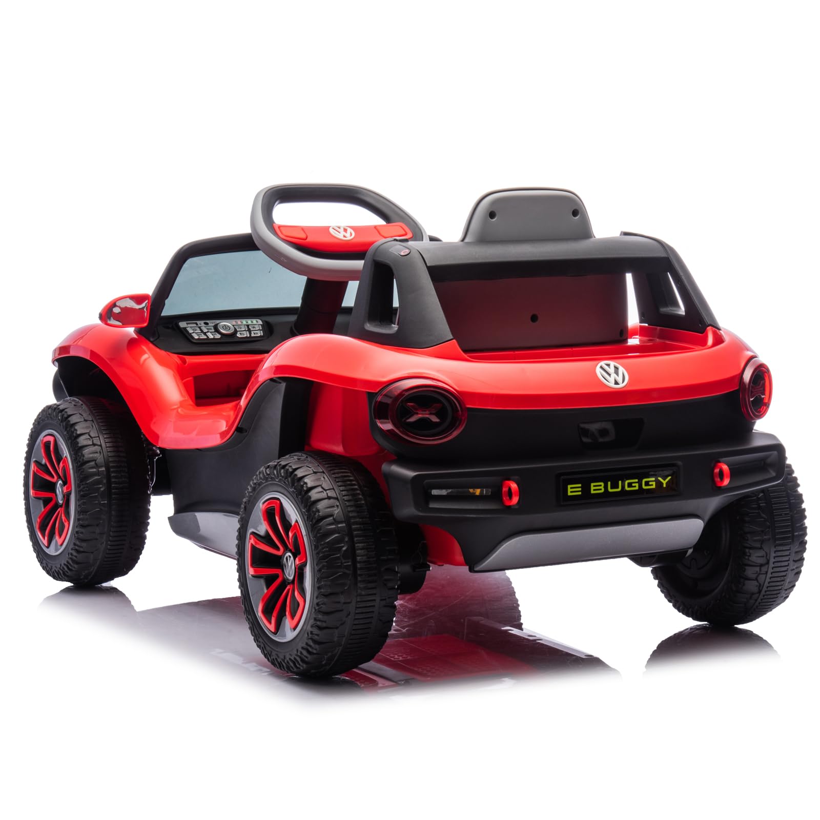 Garvee Ride - P Series: 12V Ride-On Toy With Remote Control | LED Lights, MP3, and Bluetooth | For Boys and Girls, Red