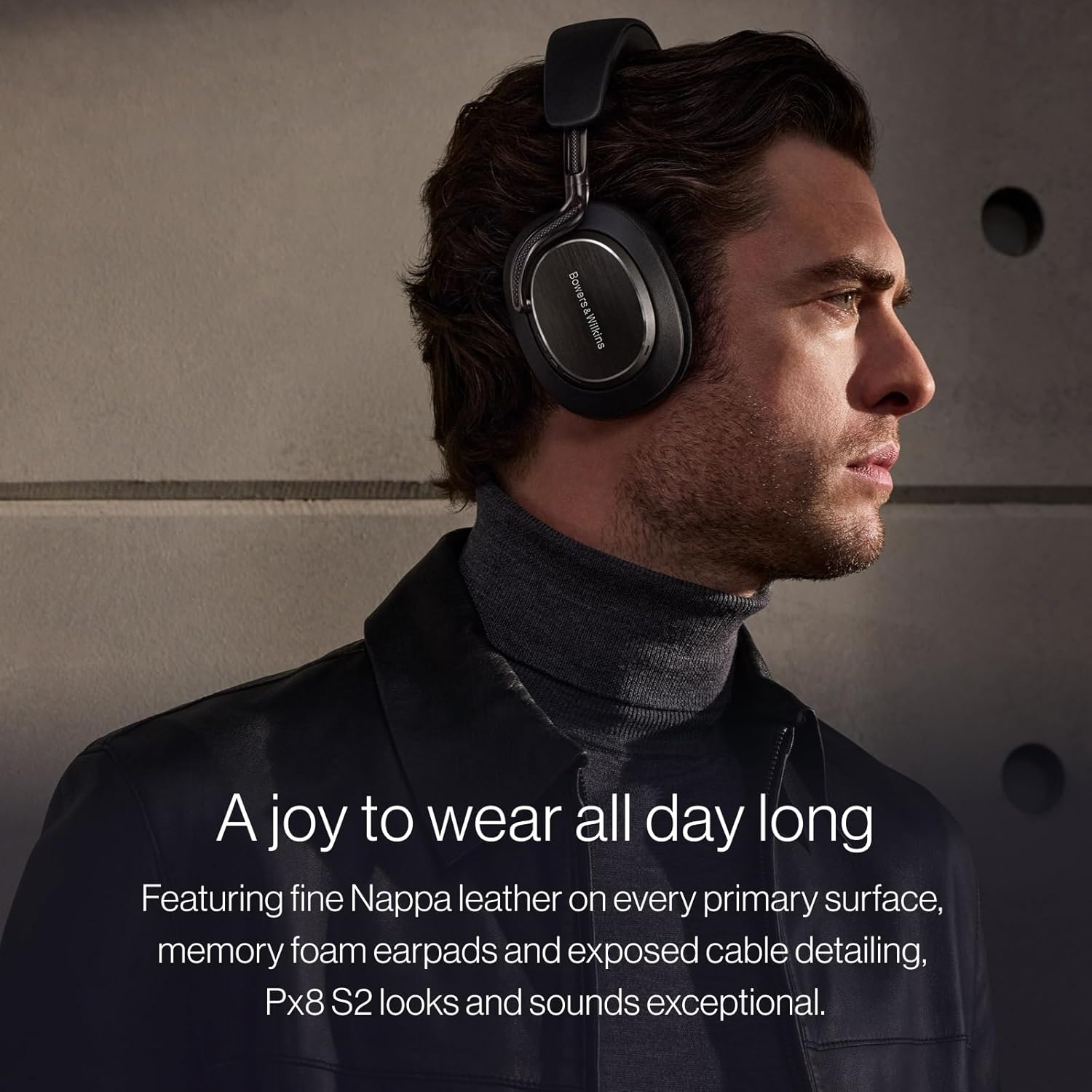 Bowers & Wilkins Px8 S2 Over Ear Noise Cancelling Wireless Headphones - Midnight Blue