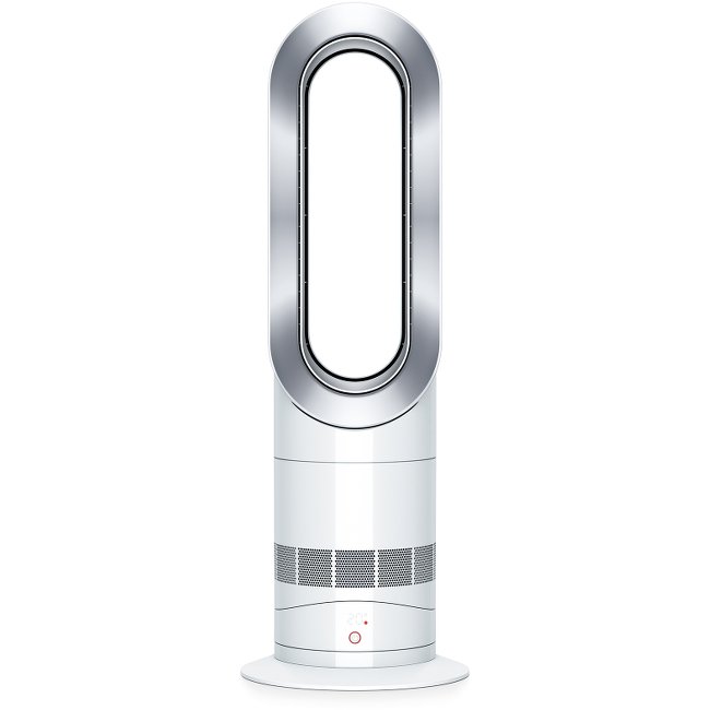 Dyson AM09 Hot + Cool™ Jet Focus Fan Heater White Nickel