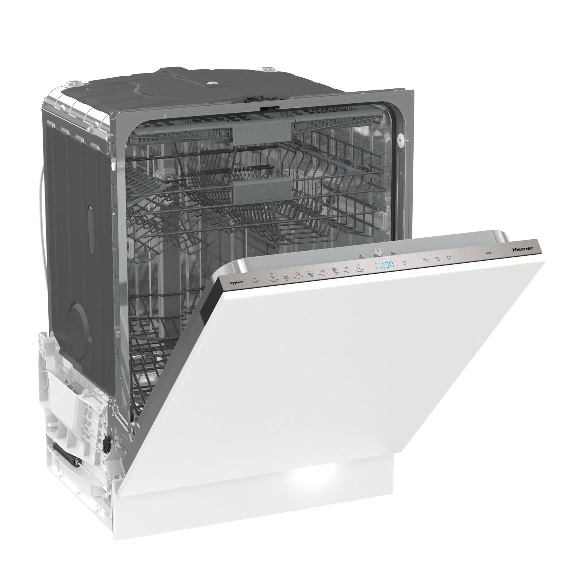 Hisense HV673C60UK WiFi Connected Fully Integrated Full Size Dishwasher - 16 Place Settings