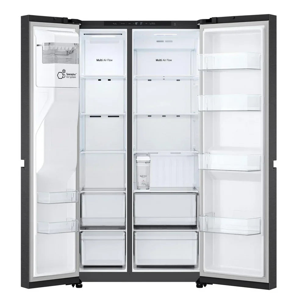 LG GSLC40EPPE 638L NatureFRESH Plumbed American Fridge Freezer Black