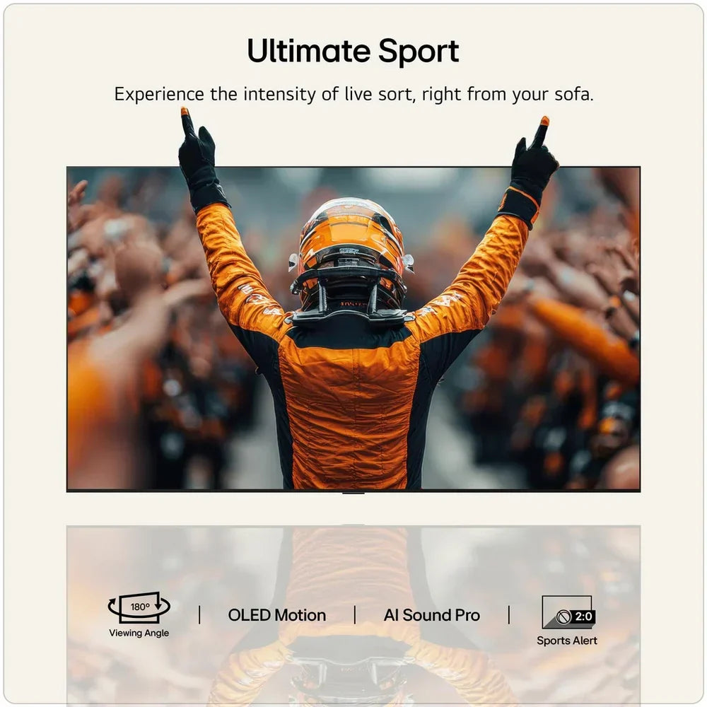 LG OLED65G66LS 65 Inch OLED Evo AI G6 4K Ultra HD HDR Smart TV (Stand Version) 2026