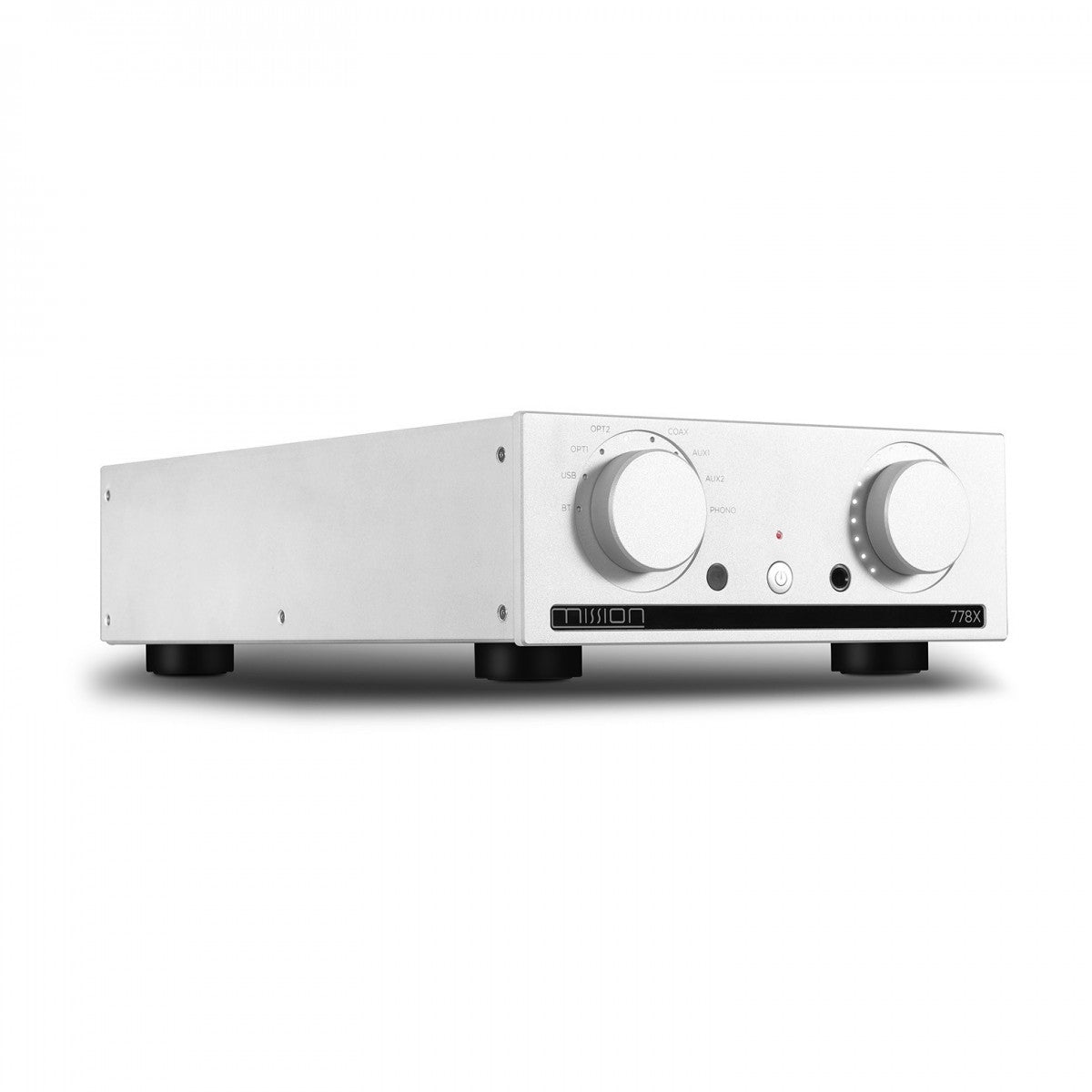 Mission 778X Stereo Amplifier with 778S Streamer and 778CDT CD Transport Bundle - Silver