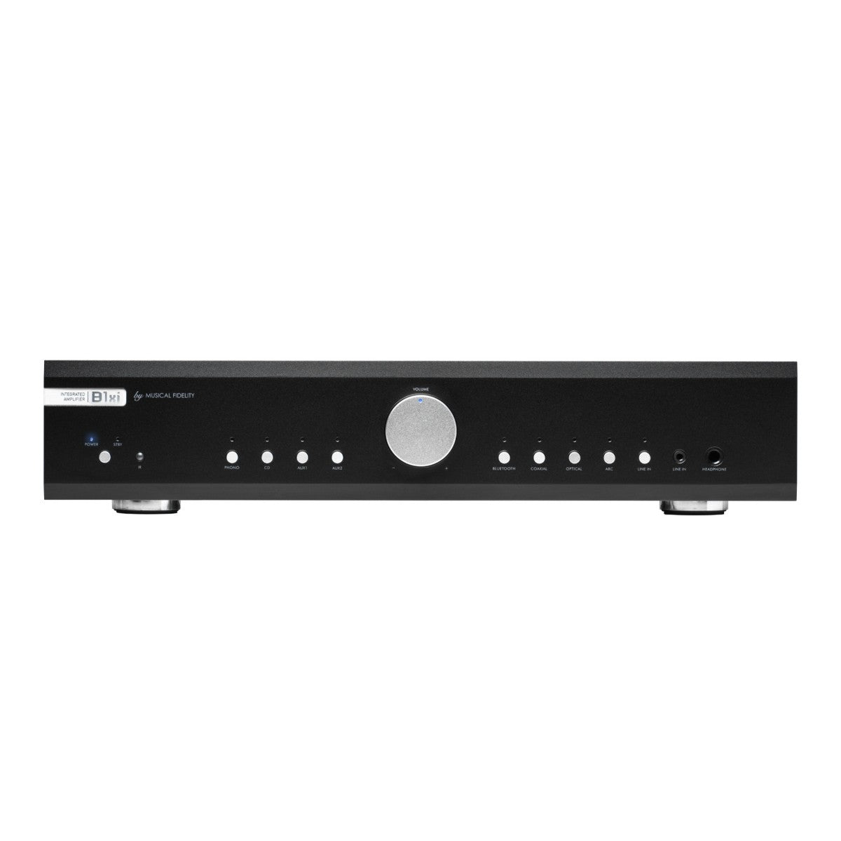 Musical Fidelity B1xi Integrated Amplifier with Bowers & Wilkins 606 S3 Standmount Speakers Pair Black