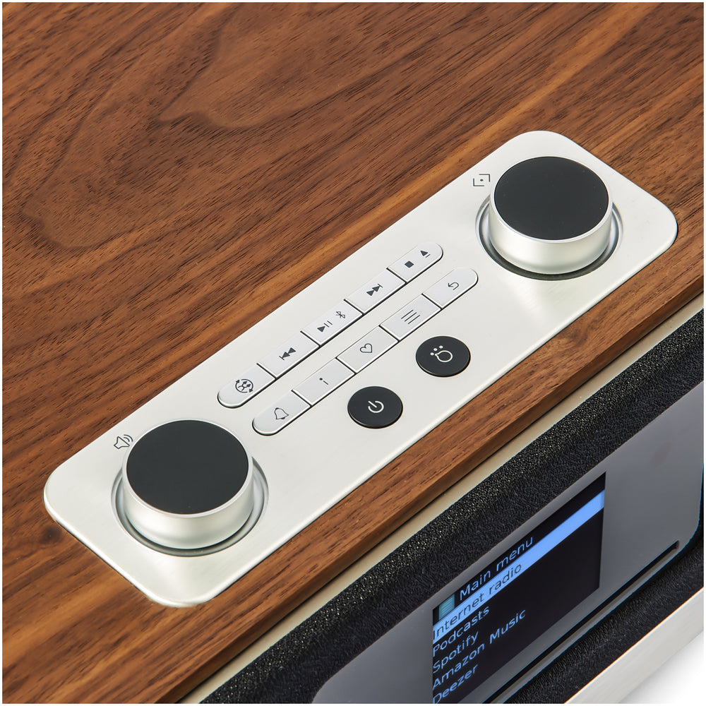 Pro-Ject Debut EVO 2 Turntable with Roberts Stream 67L All In One Smart Music System Walnut