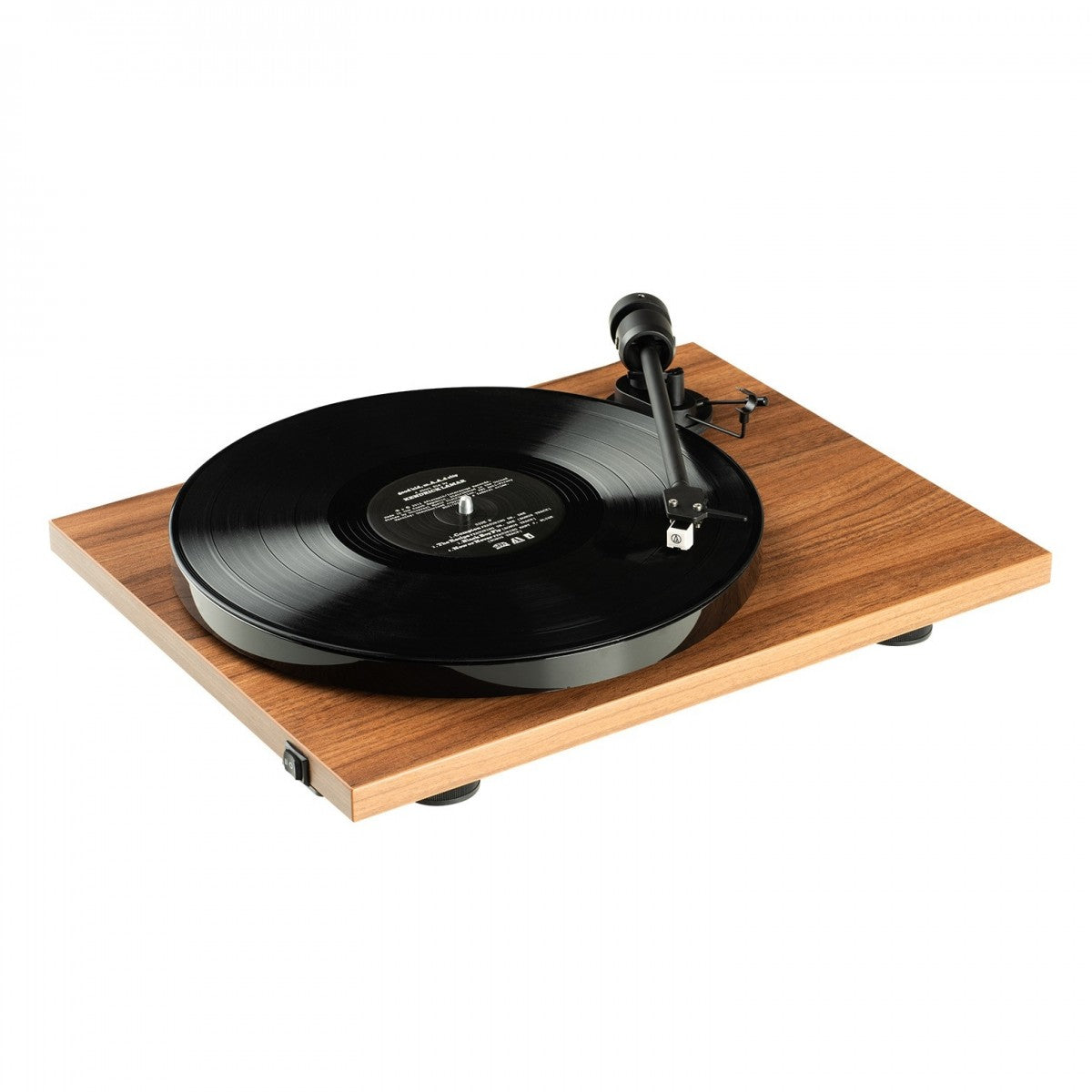 Pro-Ject E1 Phono Belt Driven Turntable with Built-in Phono Preamp - Walnut