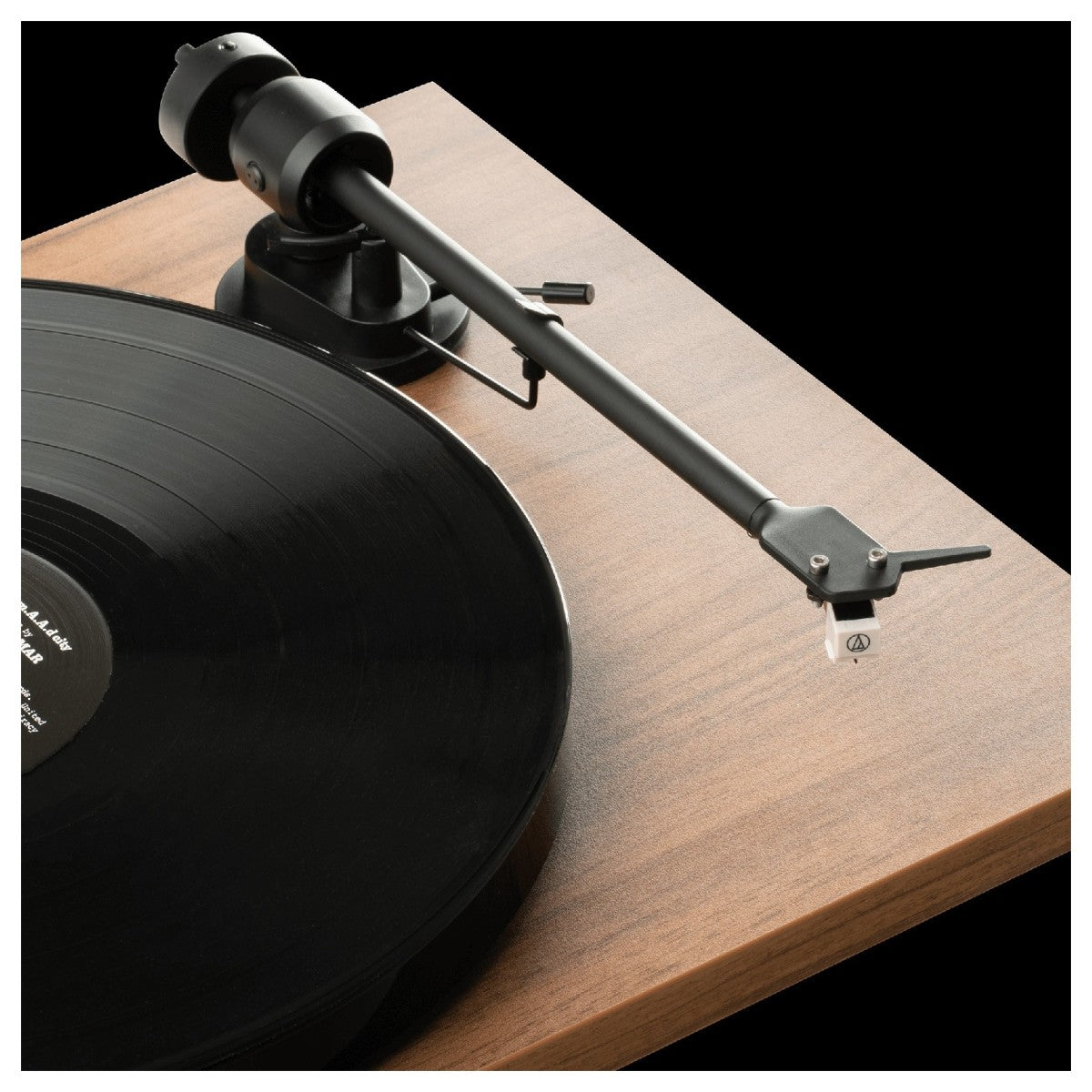 Pro-Ject E1 Phono Belt Driven Turntable with Built-in Phono Preamp - White