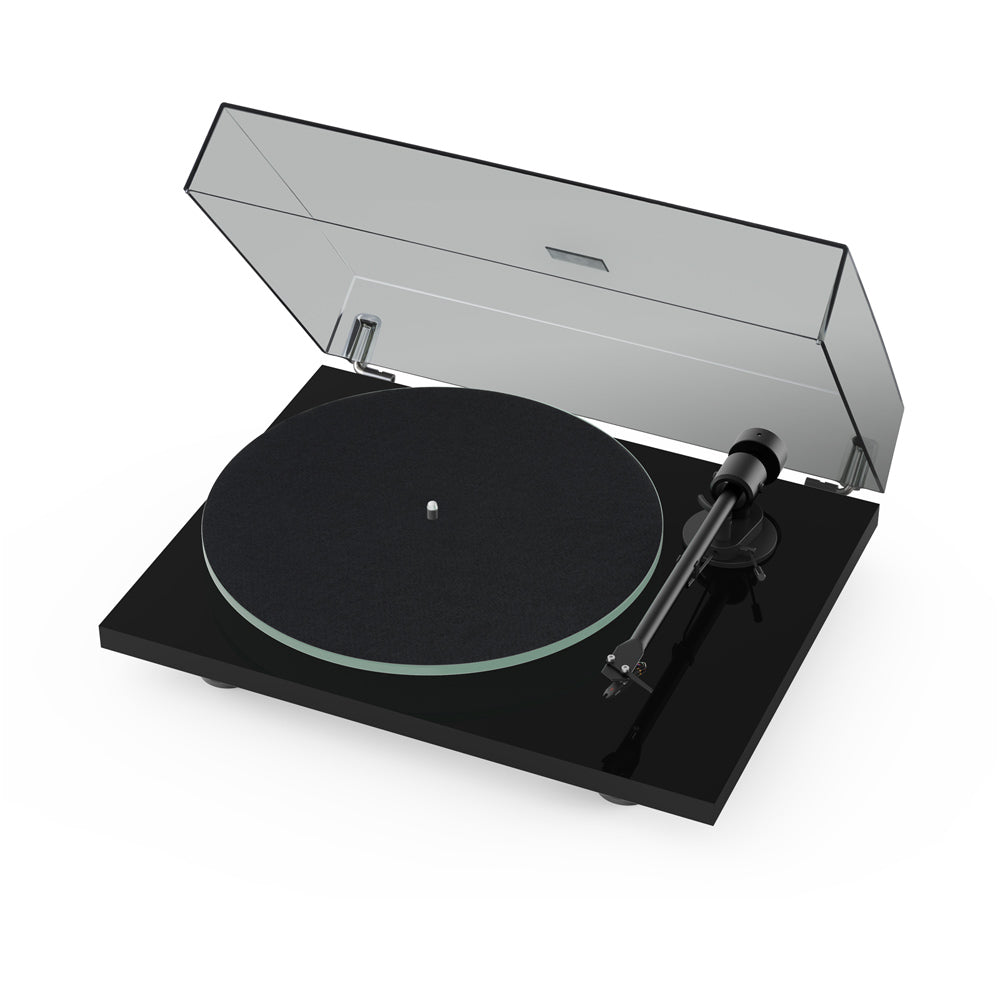 Pro-Ject T1 EVO Phono Belt-Driven Turntable Black and Ruark R410 Integrated Wireless Music System Charcoal HiFi Package