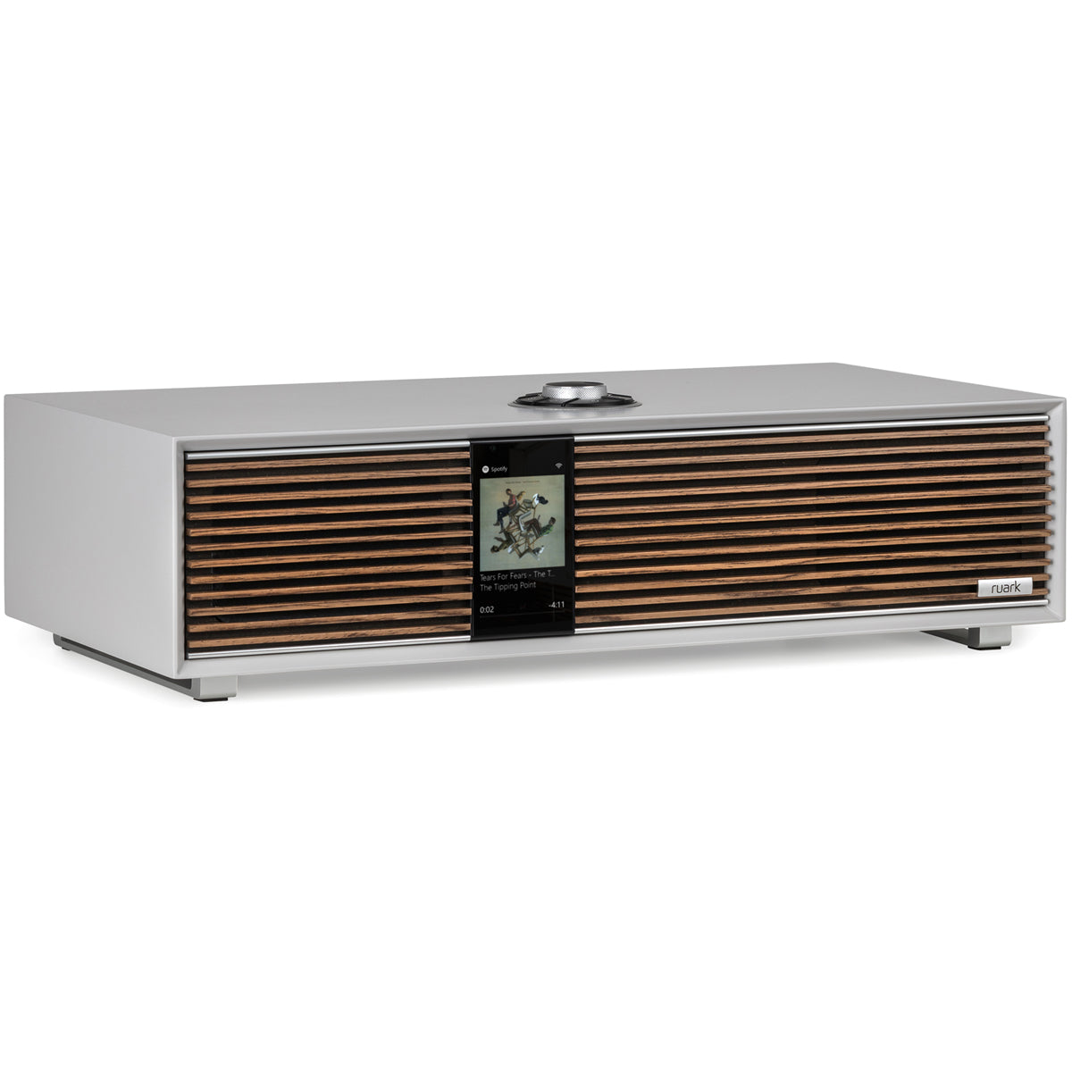 Pro-Ject T1 EVO Phono Belt-Driven Turntable White and Ruark R410 Integrated Wireless Music System Grey HiFi Package