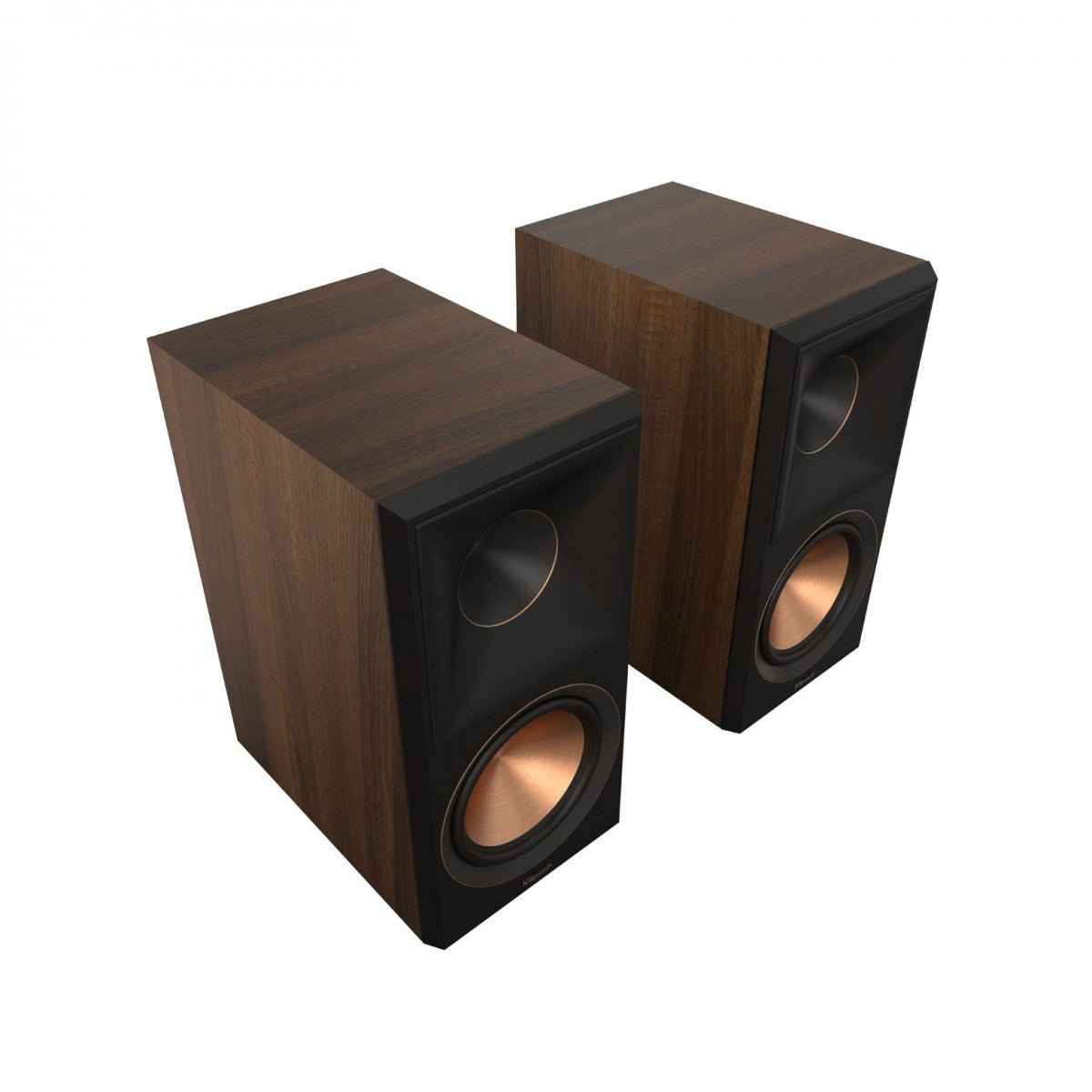 Ruark R610 Music Console with Klipsch RP-600M II Bookshelf Speakers Pair HiFi Package Walnut