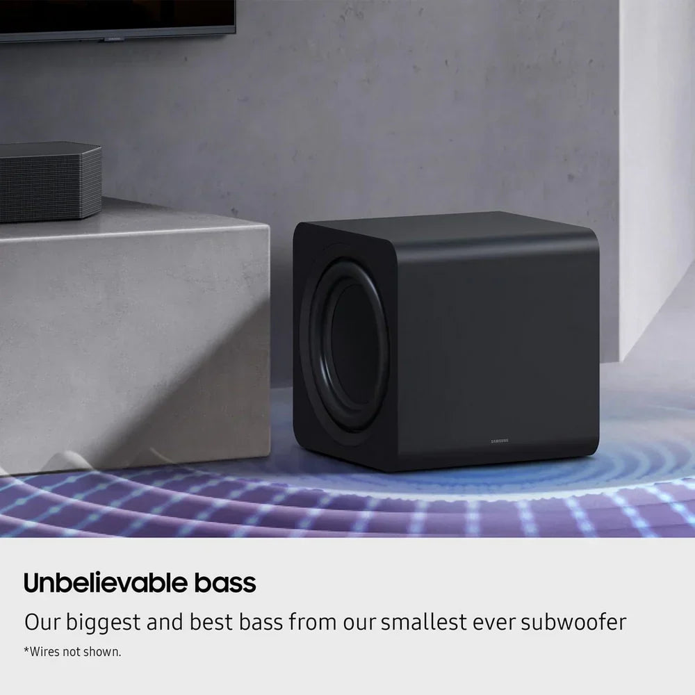 Samsung HW-Q990F 11.1.4ch Q-Series Soundbar with Wireless Subwoofer and Rear Speakers in Titan Black 2025