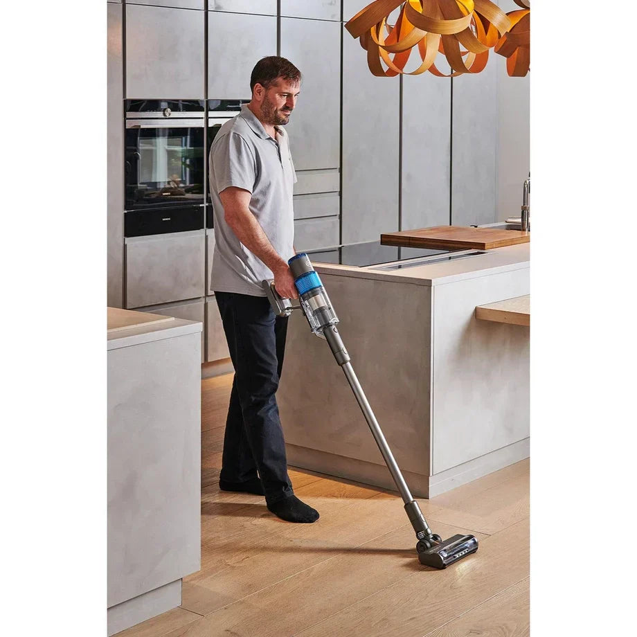 Sebo 95001GB Balance A1 Cordless Stick Vacuum Cleaner with up to 48 Minutes Run Time - Basalt Grey and Blue