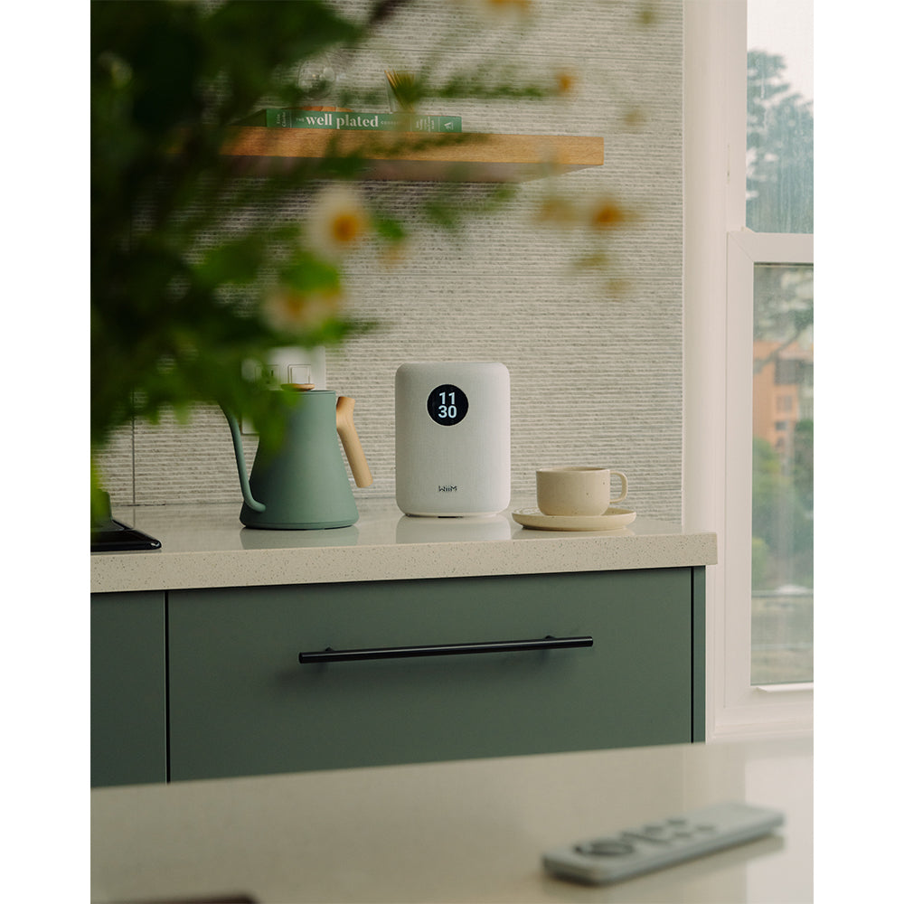 WiiM SOUND Wireless Multiroom Smart Speaker with Display - White