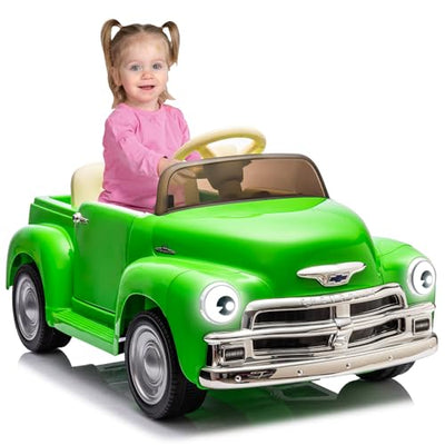 Garvee Ride - P Series: 3, 12V Ride On Car for Kids with Lcd Show, Led Lights, Battery Powered 4-Wheels Ride On Toy with Seat Belt, Slow Start, Electric Toy Car