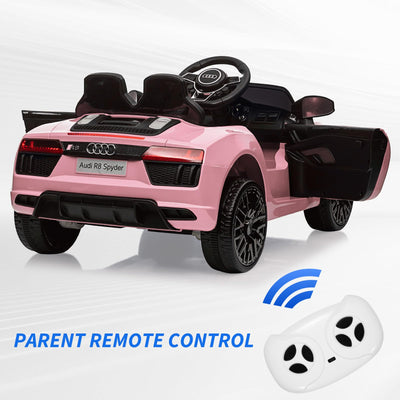Garvee Ride - P Series: 12V Power Battery Electric Vehicles for 3-7 Toddlers, Licensed Toy Car with Remote Control, MP3 Player - Pink