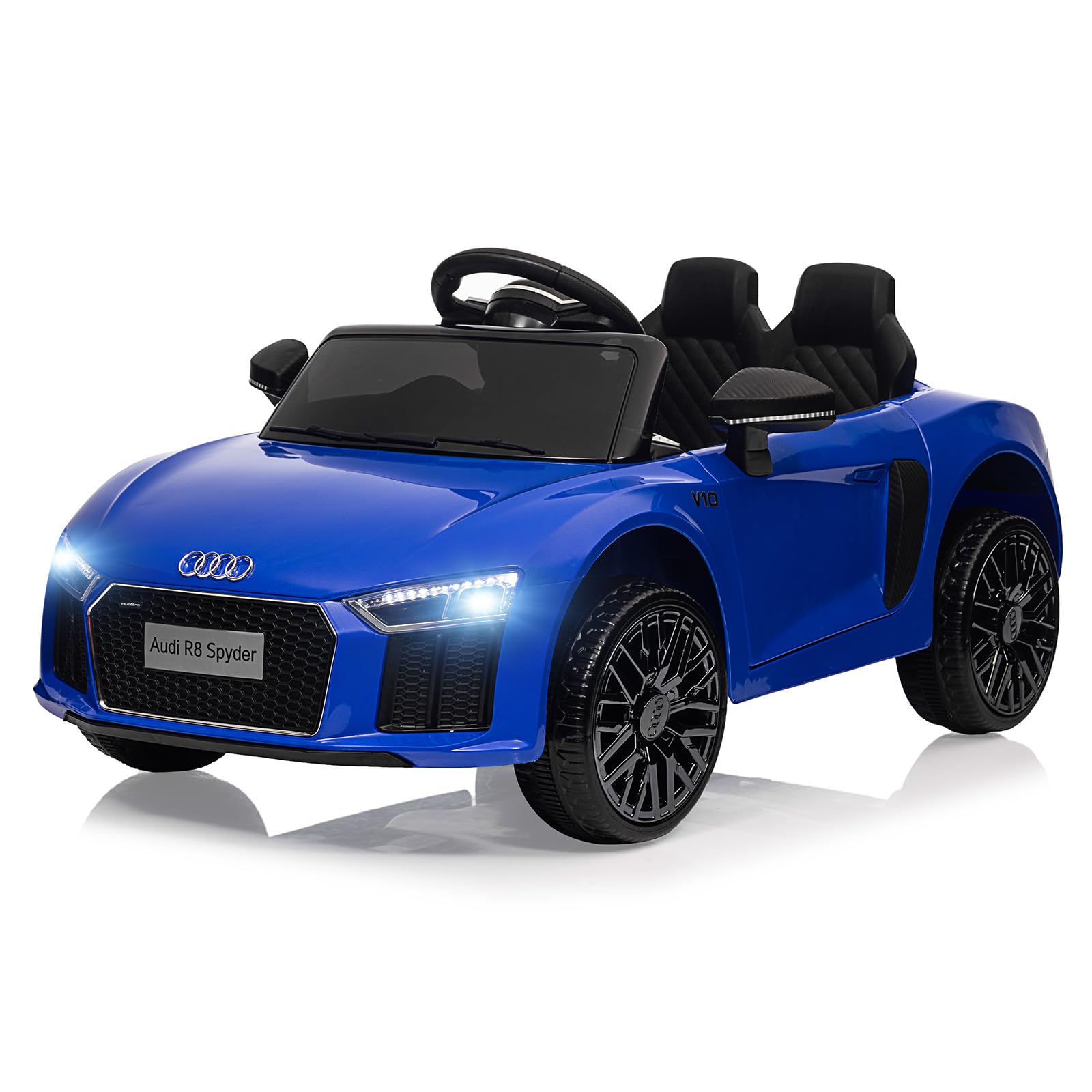 Garvee Ride - P Series: 12V Licensed Audi Ride-On Car: Remote Control, MP3, LED, Bluetooth, Horn, for Ages 3-7