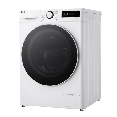 LG FWY706WWTN1 TurboWash360 10kg+6kg 1400 Spin AI Direct Drive Freestanding Washer Dryer White
