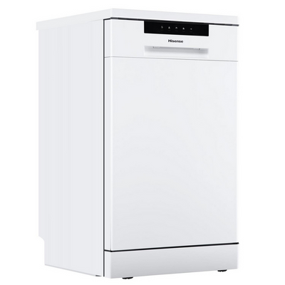 Hisense Hi4 HS523E15WUK Freestanding Slimline Dishwasher 10 Place Settings White