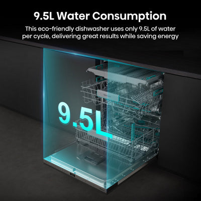 Hisense Hi6 HV16AUK Full-Size Fully Integrated Dishwasher 16 Place Settings