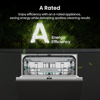 Hisense Hi6 HV16AUK Full-Size Fully Integrated Dishwasher 16 Place Settings