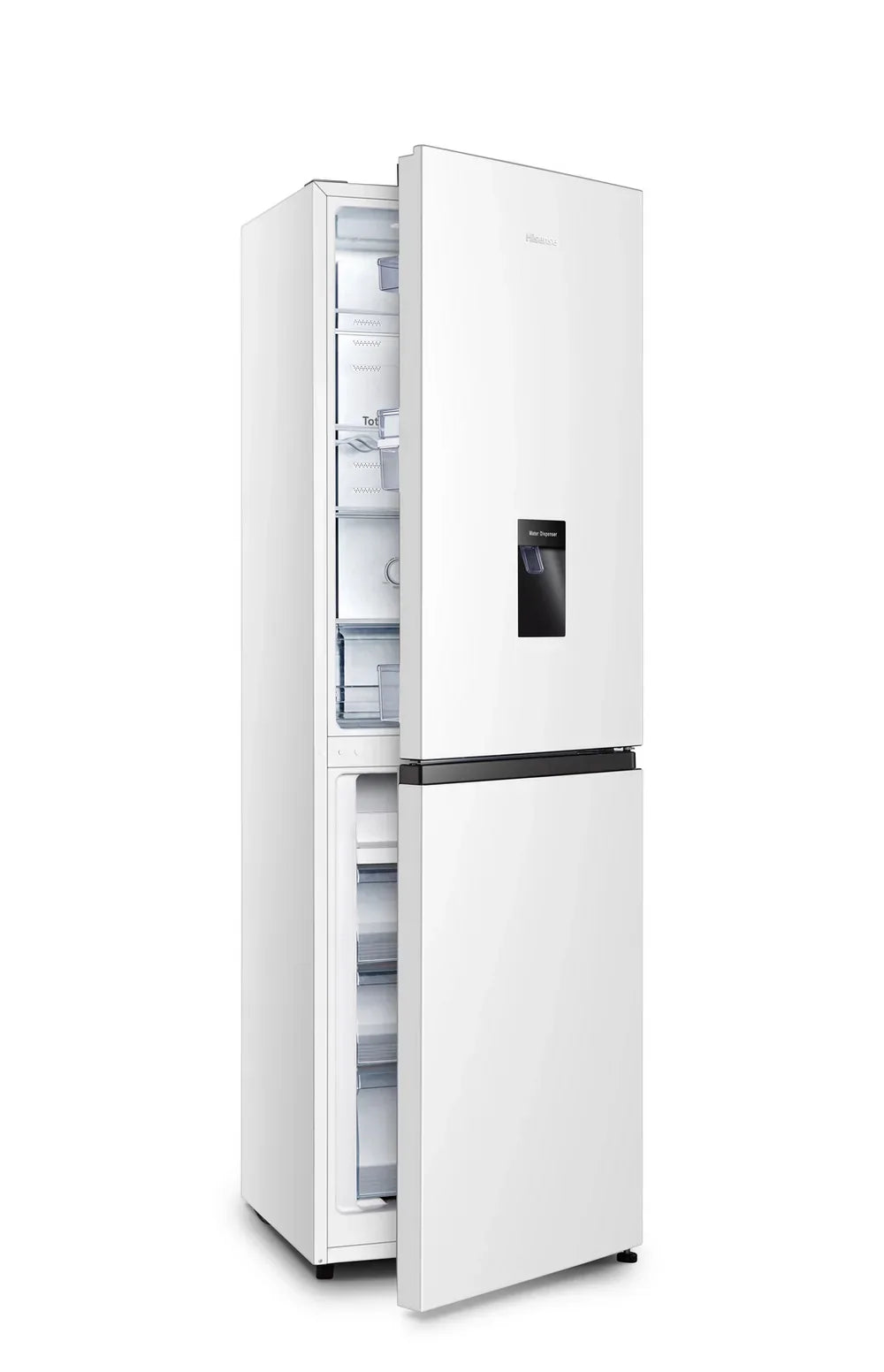 Hisense RB327N4WWE 50/50 Total No Frost Fridge Freezer White - E Rated