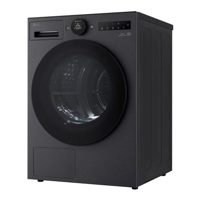 LG RHX7010TBB AI Dry 10kg Dual Inverter Heat Pump Tumble Dryer Black