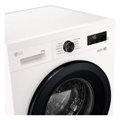 LG W4X1095NWK 9kg+5kg 1400 Spin Freestanding Washer Dryer White