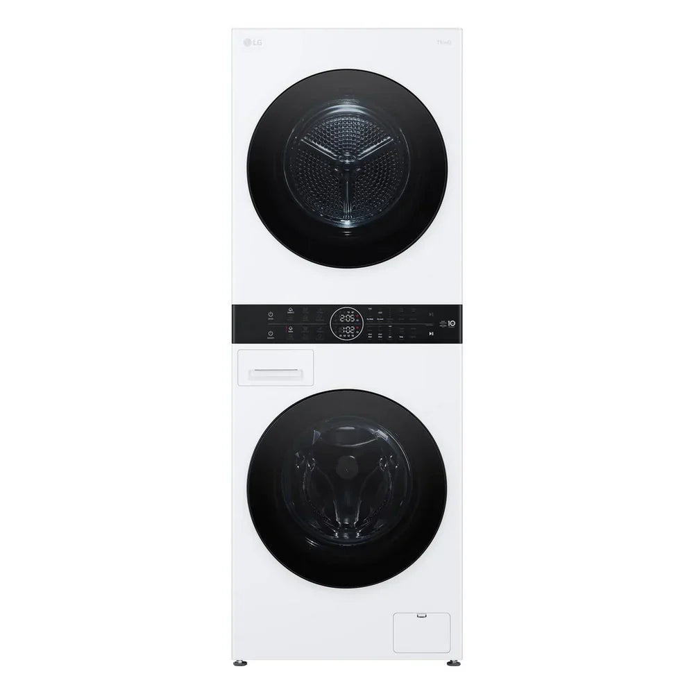 LG WT1210WWF 12kg/10kg 1400 Spin WashTower TurboWash Washer Dryer White