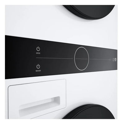 LG WT1210WWF 12kg/10kg 1400 Spin WashTower TurboWash Washer Dryer White