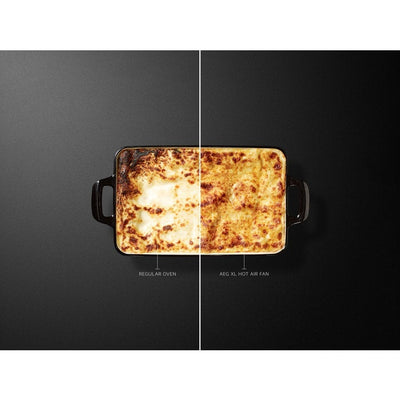 AEG 8000 Series KMK565060B Combi Quick Combination Built-In Microwave Oven in Black