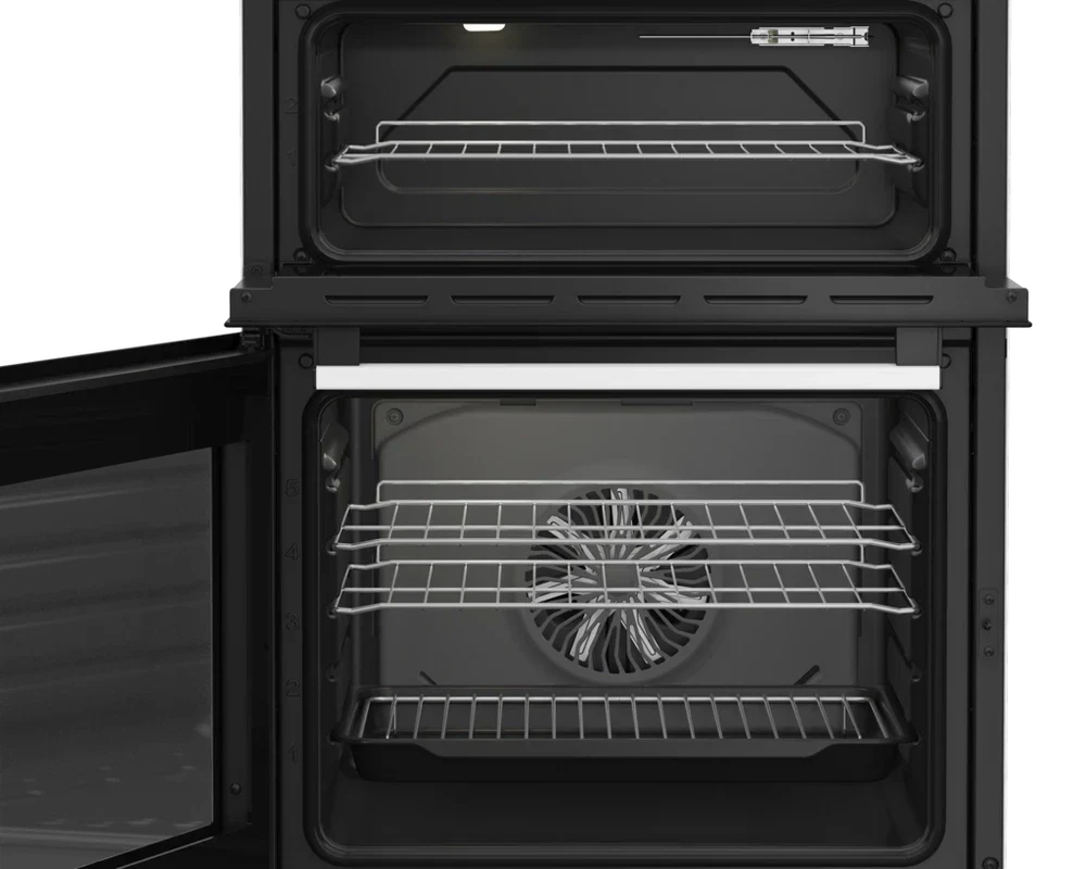 Blomberg HKRN651W 60cm Double Oven Electric Cooker with Vitroceramic Hob White