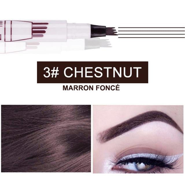 Perfect EyeBrow Le crayon précision Waterproof Brown (Marron foncé)