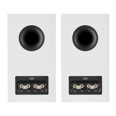 Denon CEOL RCD-N12 DAB+ Hi-Fi System with Bowers & Wilkins 606 S3 Speakers Pair White