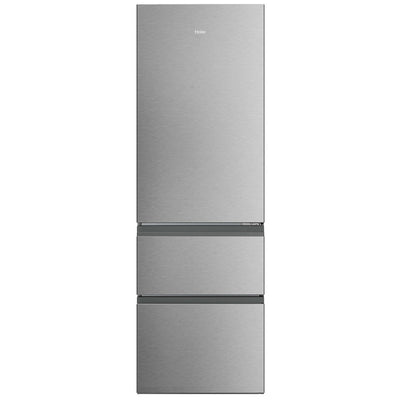 Haier HTR3618DNMM 60/40 Freestanding Total No Frost Fridge Freezer Inox