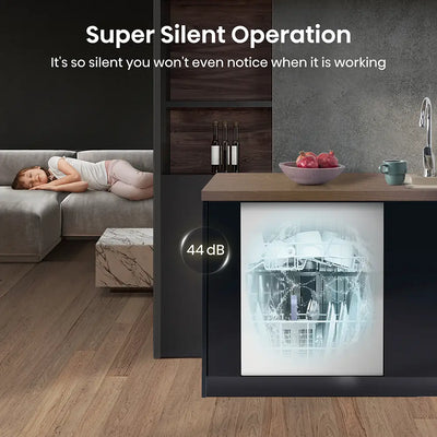 Hisense HV673C60UK WiFi Connected Fully Integrated Full Size Dishwasher - 16 Place Settings
