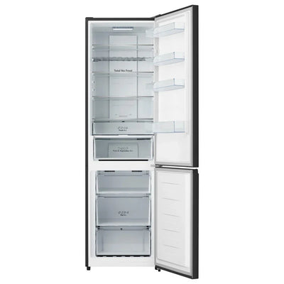 Hisense RB435N4BFE 60/40 Frost Free Fridge Freezer Black - E Rated