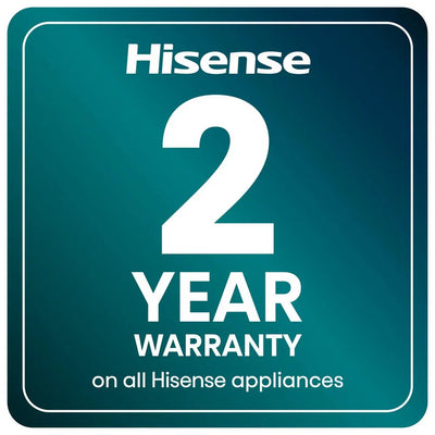 Hisense RB435N4BFE 60/40 Frost Free Fridge Freezer Black - E Rated