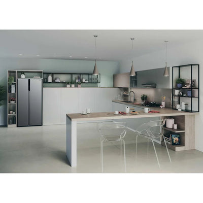 Hoover H-FRIDGE 500 HHSBSO-6174XK-1 Frost Free American Fridge Freezer Stainless Steel
