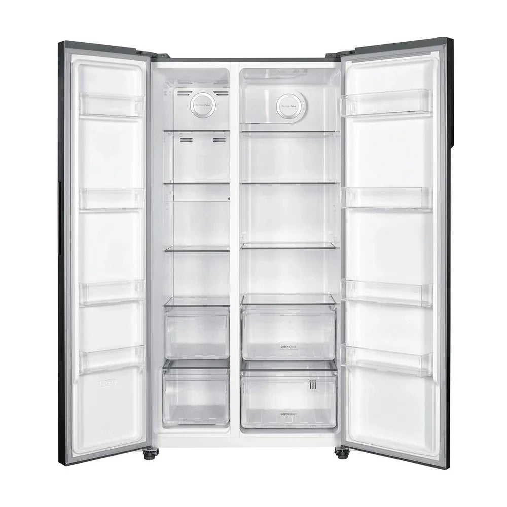 Hoover H-FRIDGE 500 HHSBSO-6174XK-1 Frost Free American Fridge Freezer Stainless Steel
