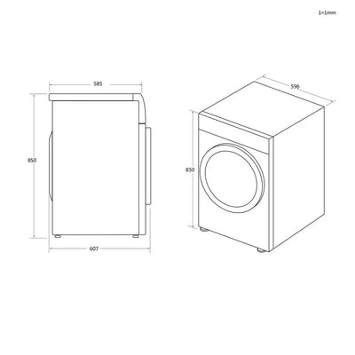 Hoover HLE V9DG 80 9kg Vented Tumble Dryer White