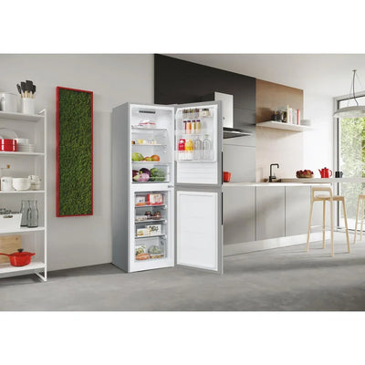 Hoover HVT3CLECKIHS-1 55cm Low Frost Fridge Freezer Silver
