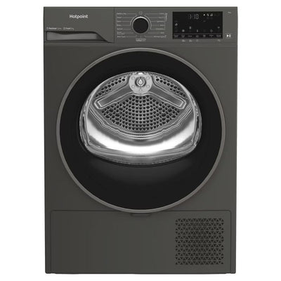 Hotpoint CHD94MGBSUK Fabric Care 9kg Heat Pump Tumble Dryer with HomeWhiz - Graphite