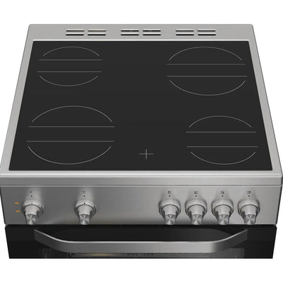 Hotpoint H6V5KMXUK 60cm Electric Single Cooker with Ceramic Hob Stainless Steel