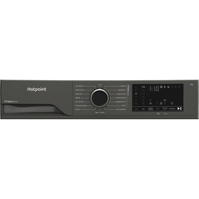 Hotpoint HB 93G CARE UK Freestanding 9kg 1400rpm Washing Machine with PetHairCare Grey HB93GCAREUK