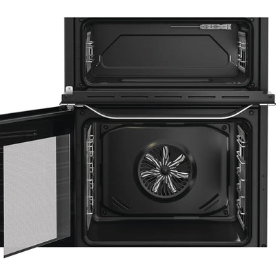 Hotpoint HDE6IDC2X 60cm Electric Double Cooker with Induction Hob Stainless Steel