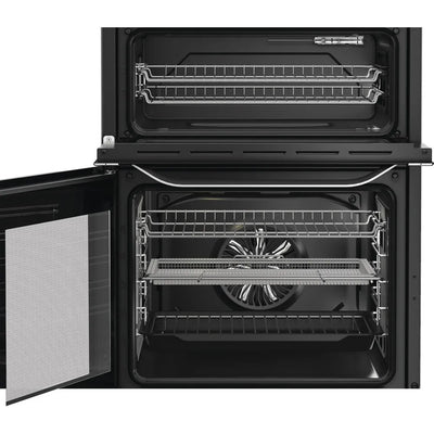 Hotpoint HDE6VDCAX 60cm Electric Double Cooker with Air Fry Stainless Steel