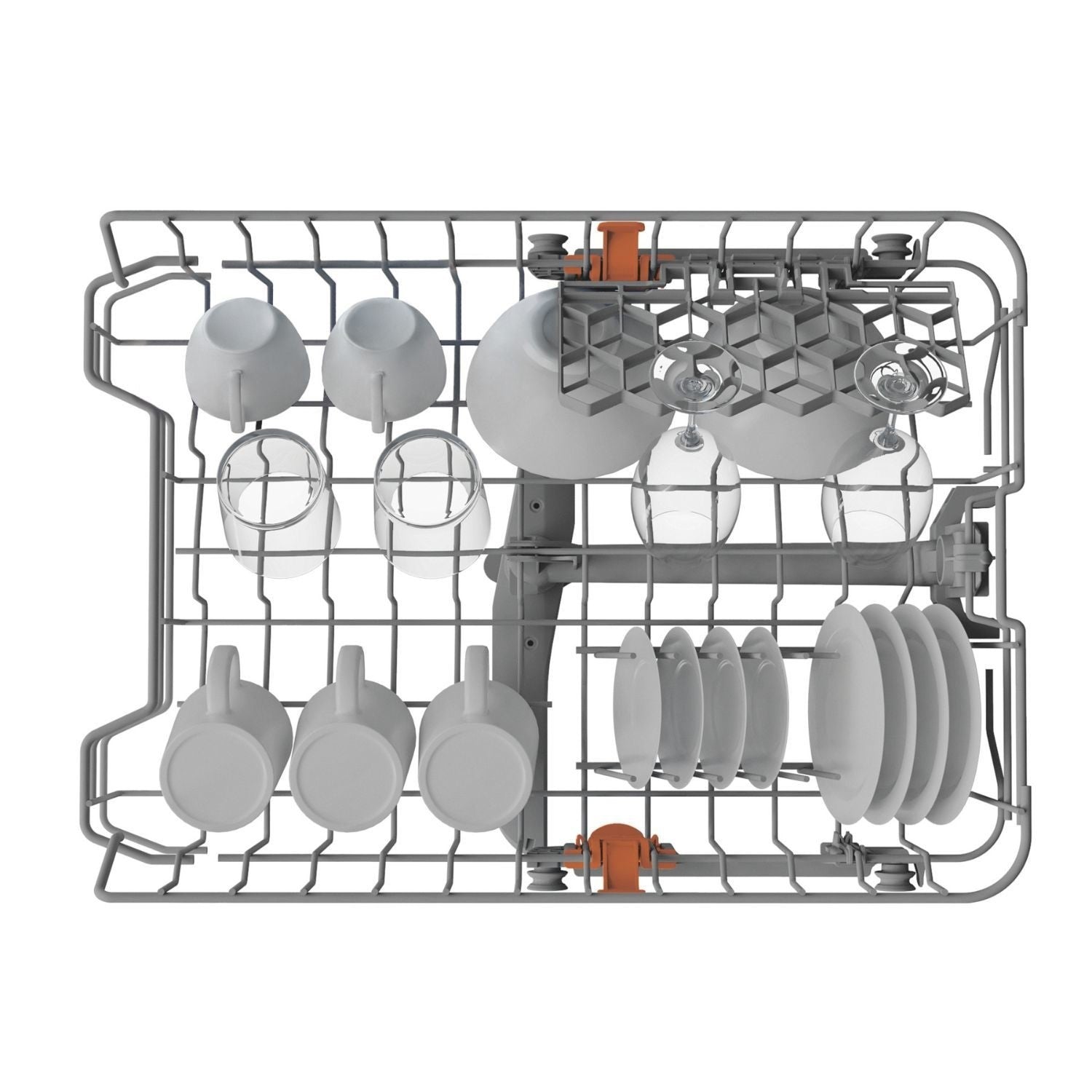 Hotpoint HP2FE10CS90WUK Freestanding Slimline Dishwasher 10 Place Setting White