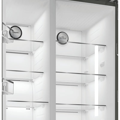 Hotpoint HPG26592XP4UK Side By Side Dual No Frost American Fridge Freezer Silver