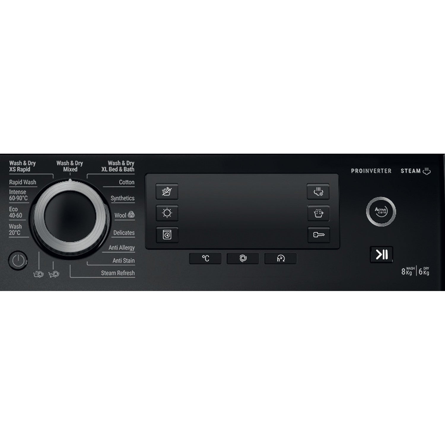Hotpoint NDD86448BDAUK 8+6kg ActiveCare 1400 Spin Washer Dryer Black