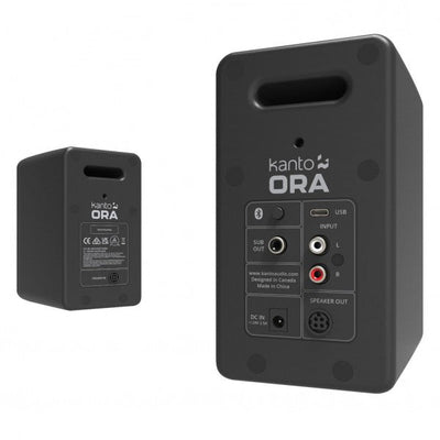 Kanto Ora Powered Reference Desktop Speakers With Bluetooth Black